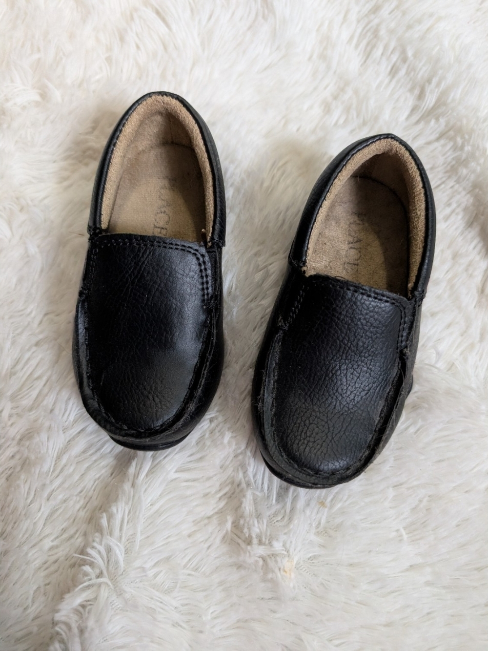 Children's Place Black Slip On Dress Loafers Toddler Size 6
